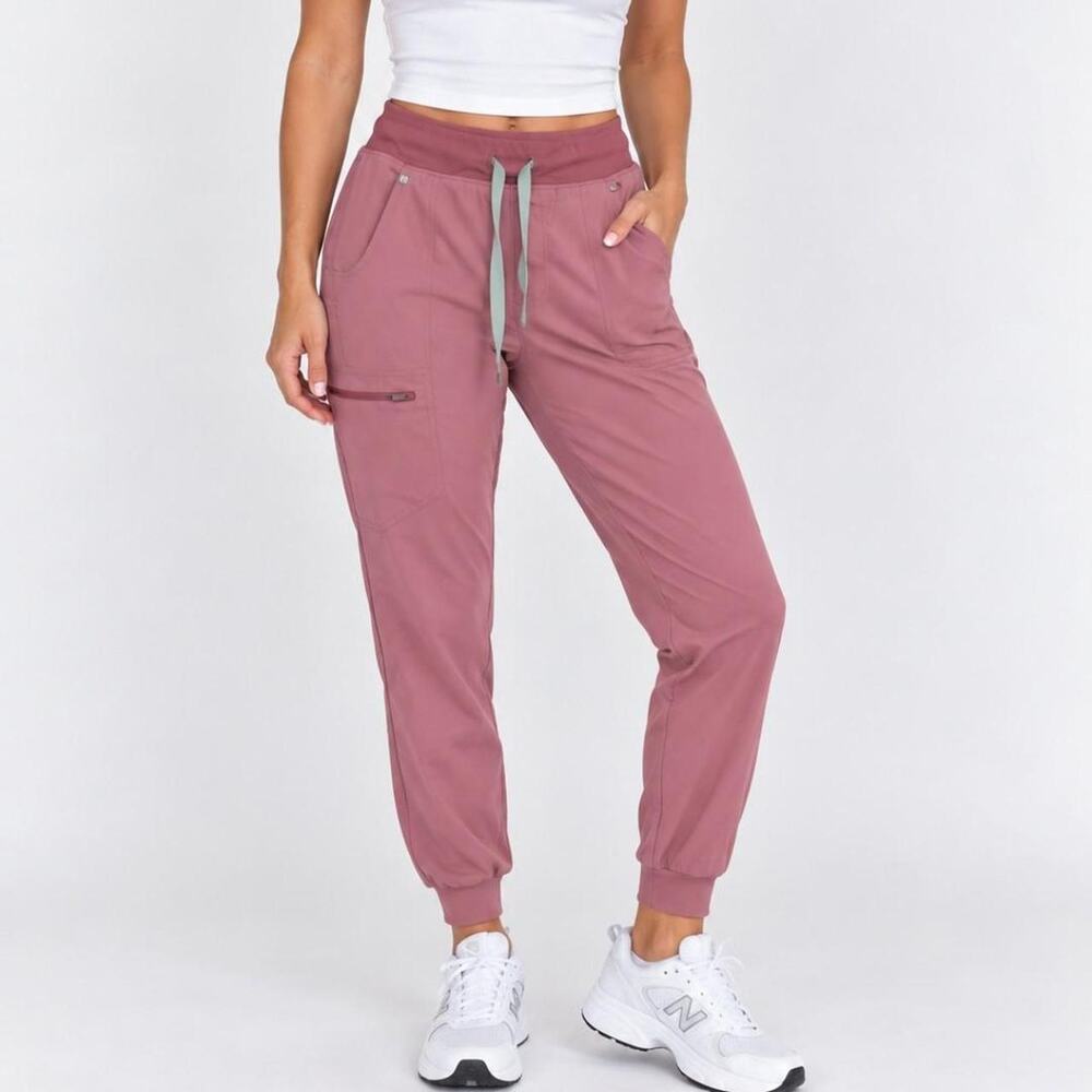 FIGS Pink/Mauve Jogger Scrub Pants – XXS